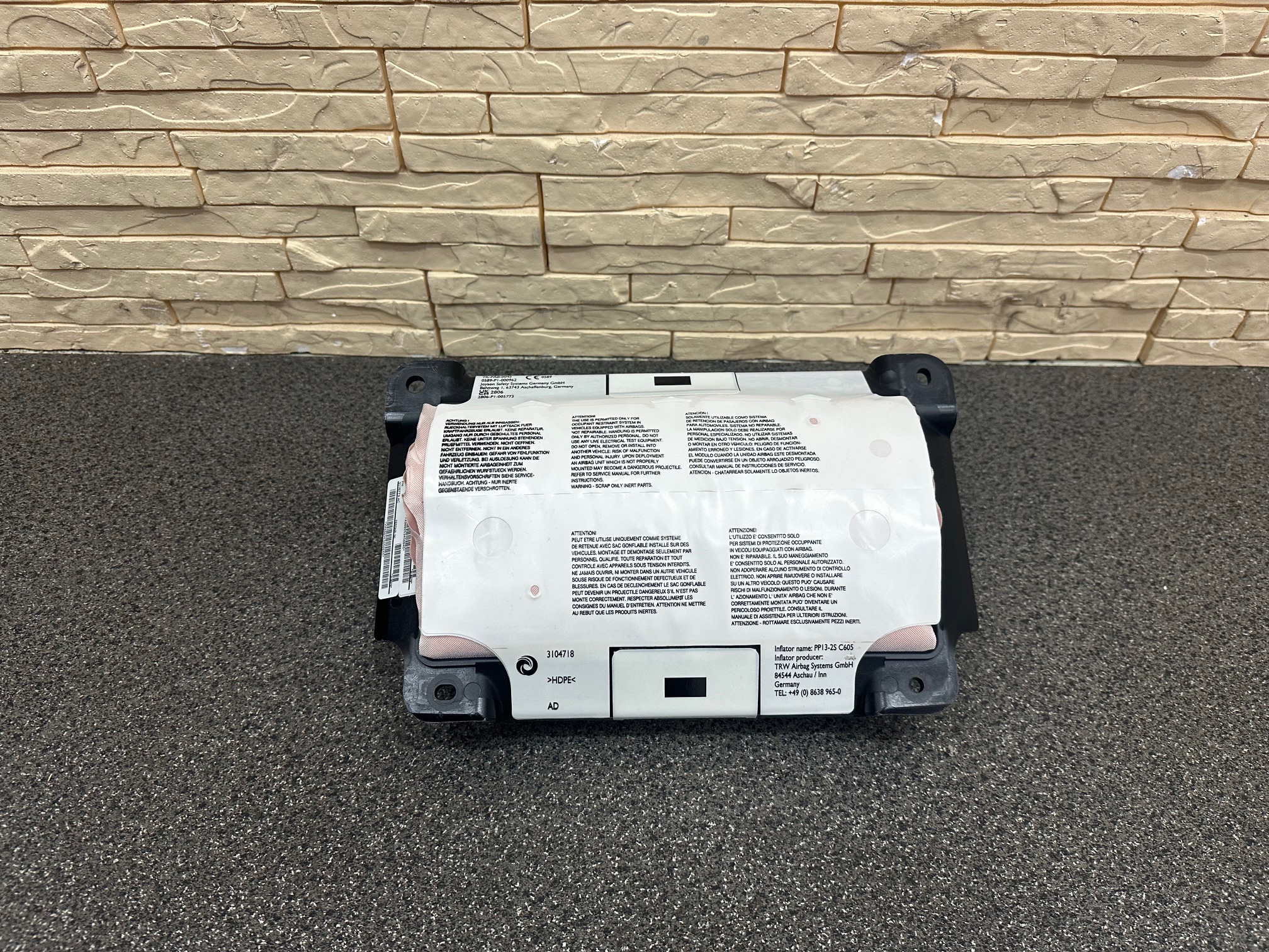 Ferrari Purosangue Passenger Airbag Module